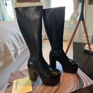 NEW Jeffrey Campbell Chica Knee High Boots